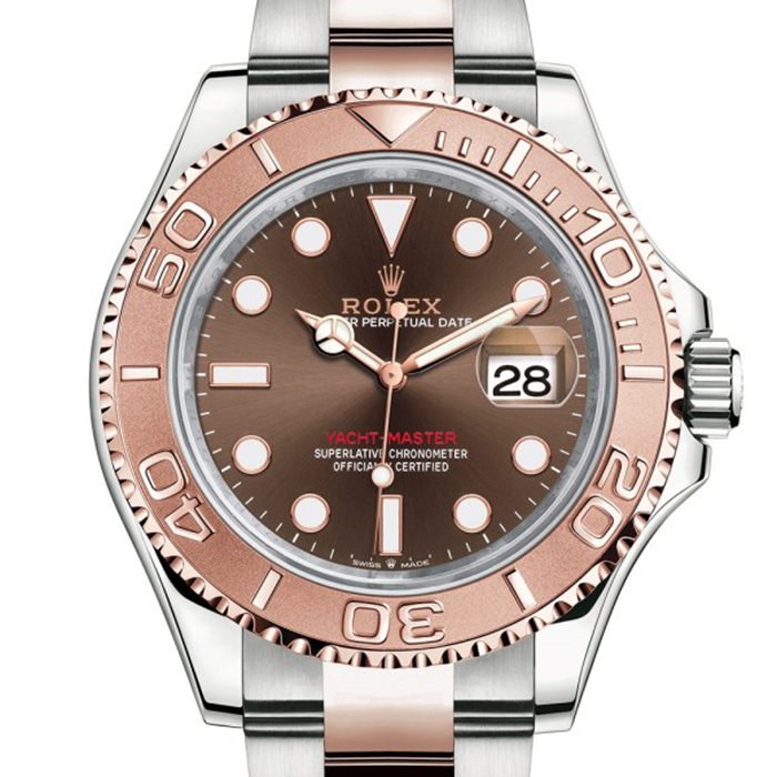Replica Rolex Yacht-Master 40 Oyster 40 mm Oystersteel e oro Everose 126621