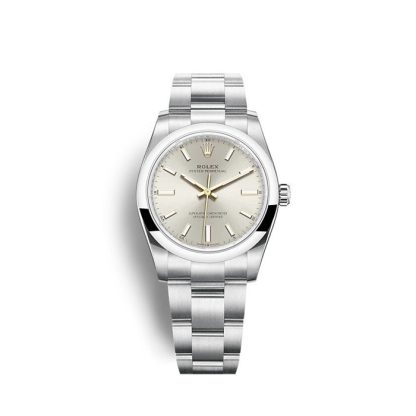 Rolex Rolex Oyster Perpetual 34 mm Argento