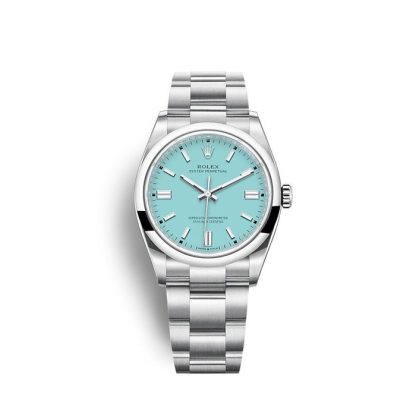 Rolex Rolex Oyster Perpetual 36 mm blu turchese
