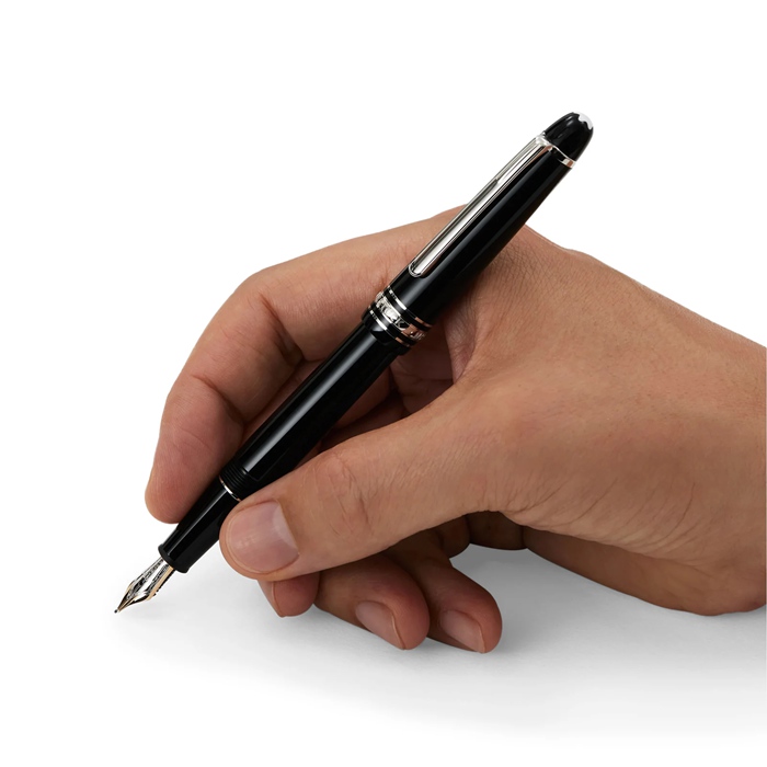 Stilografica Montblanc Meisterstuck rivestita in platino 132468 - immagine 2