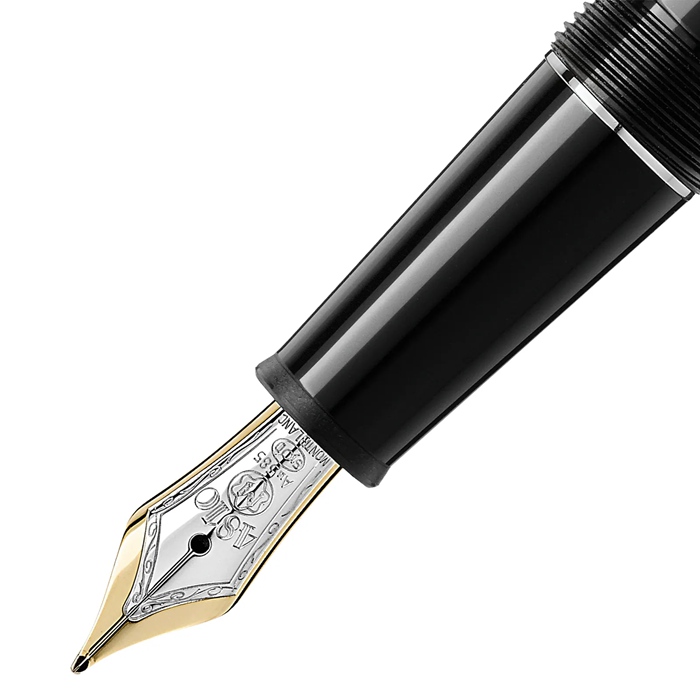 Stilografica Montblanc Meisterstuck rivestita in platino 132468 - immagine 3