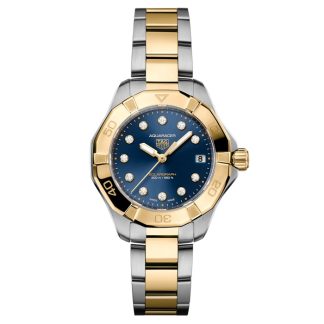TAG Heuer Aquaracer Professional 200 Solargraph 34mm Orologio da donna blu WBP1323.BB0004