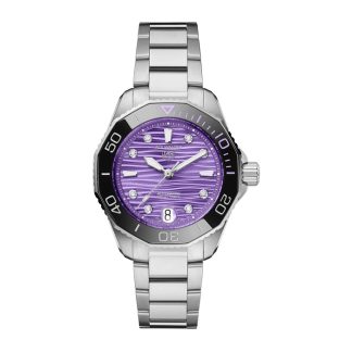 TAG Heuer Aquaracer Professional 300 36mm Orologio da donna viola WBP231M.BA0618