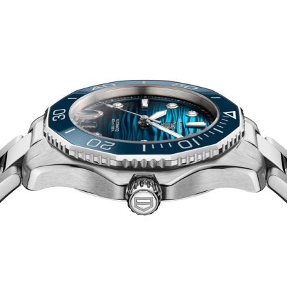 TAG Heuer Aquaracer Professional 300 Date 36mm Orologio da donna blu WBP231N.BA0618 - immagine 3