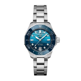 TAG Heuer Aquaracer Professional 300 Date 36mm Orologio da donna blu WBP231N.BA0618