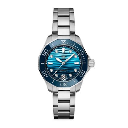 TAG Heuer Aquaracer Professional 300 Date 36mm Orologio da donna blu WBP231N.BA0618