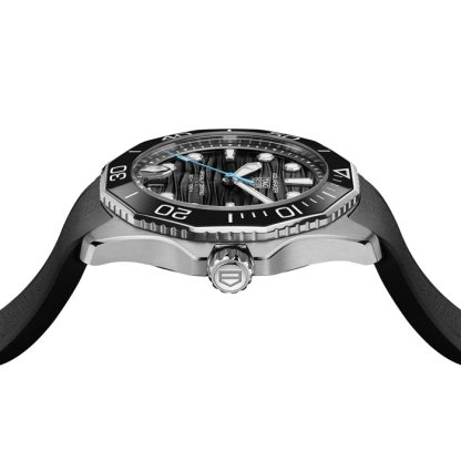TAG Heuer Aquaracer Professional 300 Date 42mm Orologio da uomo in gomma nera WBP5110.FT6257 - immagine 4