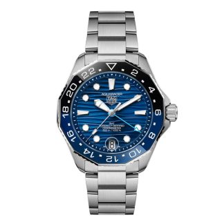 TAG Heuer Aquaracer Professional 300 GMT Orologio Uomo 42mm Blu WBP5114.BA0013