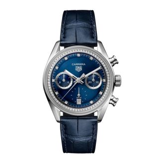TAG Heuer Carrera 39mm Orologio da donna Precious Blue CBS2214.FC6567
