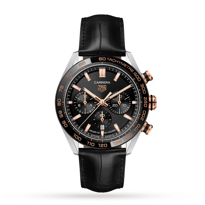 TAG Heuer Carrera Calibro Heuer 02 44mm Orologio Uomo CBN2A5A.FC6481