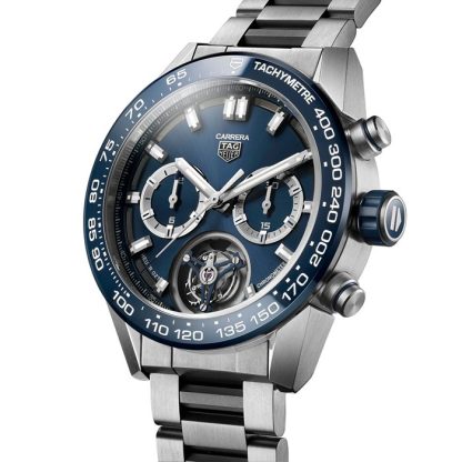TAG Heuer Carrera Calibro Heuer 02T COSC 45mm Orologio Uomo CAR5A8C.BF0707 - immagine 2