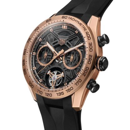 TAG Heuer Carrera Chronograph Tourbillon Extreme Sport 44mm Orologio da uomo in oro 18k e titanio CBU5050.FT6273 - immagine 2