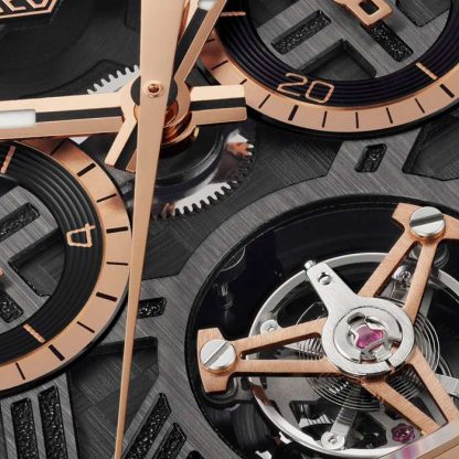 TAG Heuer Carrera Chronograph Tourbillon Extreme Sport 44mm Orologio da uomo in oro 18k e titanio CBU5050.FT6273 - immagine 3