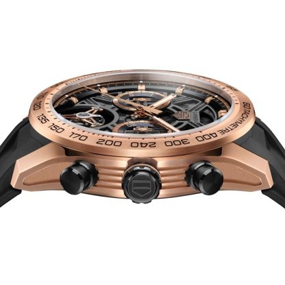 TAG Heuer Carrera Chronograph Tourbillon Extreme Sport 44mm Orologio da uomo in oro 18k e titanio CBU5050.FT6273 - immagine 4
