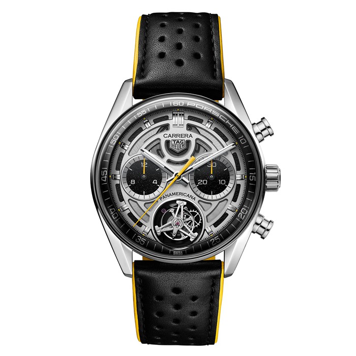 TAG Heuer Carrera Chronograph Tourbillon X Porsche Panamericana Skeleton Edizione Limitata 42mm Orologio Uomo CBS5012.FC6571