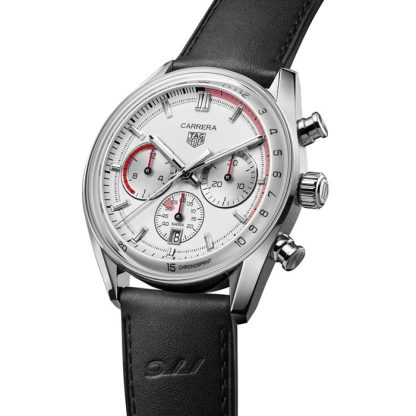 TAG Heuer Carrera Chronosprint X Porsche Special Edition 42mm Orologio Uomo Argento CBS2011.FC6529 - immagine 2