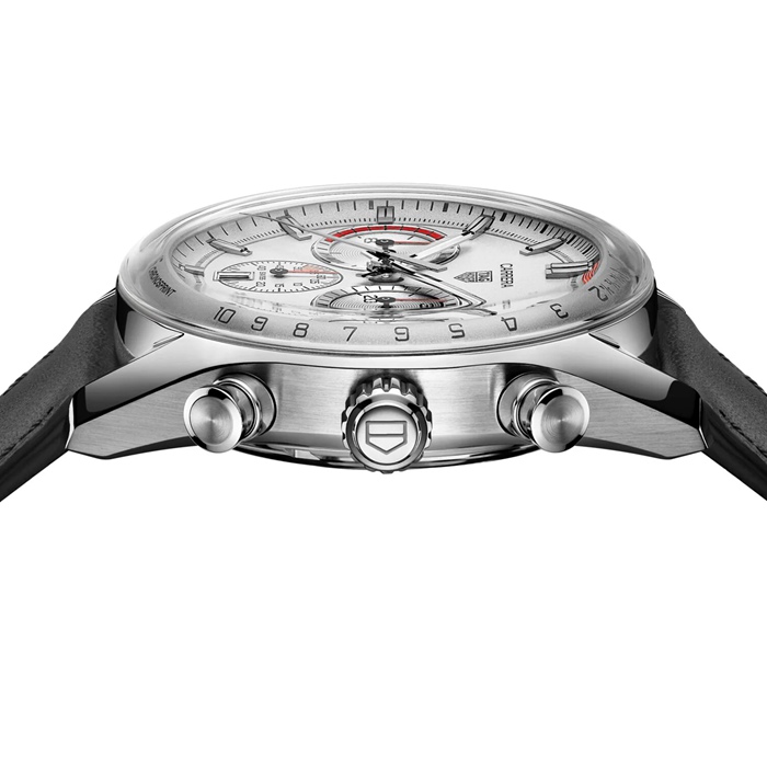 TAG Heuer Carrera Chronosprint X Porsche Special Edition 42mm Orologio Uomo Argento CBS2011.FC6529 - immagine 4
