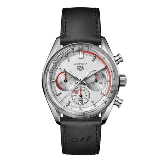TAG Heuer Carrera Chronosprint X Porsche Special Edition 42mm Orologio Uomo Argento CBS2011.FC6529
