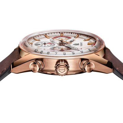 TAG Heuer Carrera Chronosprint X Porsche Special Edition 42mm Orologio Uomo Beige CBS2040.FC8318 - immagine 3