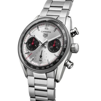 TAG Heuer Carrera Cronografo 39mm Orologio Uomo Argento CBS2216.BA0041 - immagine 2