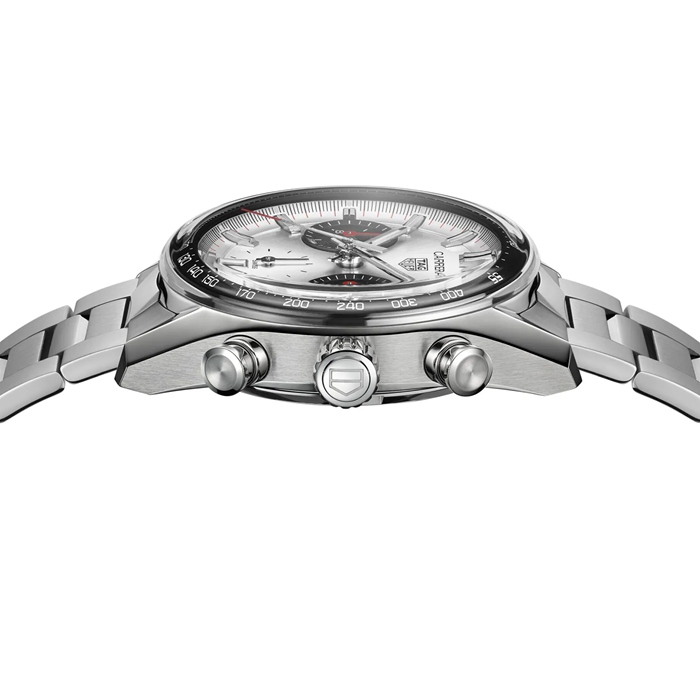 TAG Heuer Carrera Cronografo 39mm Orologio Uomo Argento CBS2216.BA0041 - immagine 4