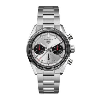 TAG Heuer Carrera Cronografo 39mm Orologio Uomo Argento CBS2216.BA0041