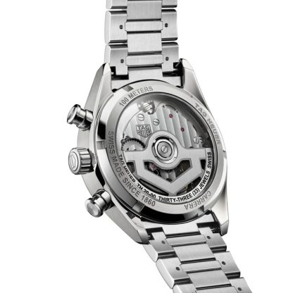TAG Heuer Carrera Cronografo 39mm Orologio Uomo Argento CBS2216.BA0041 - immagine 5
