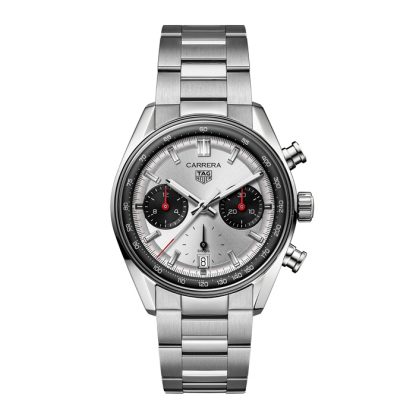 TAG Heuer Carrera Cronografo 39mm Orologio Uomo Argento CBS2216.BA0041