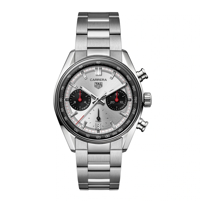 TAG Heuer Carrera Cronografo 39mm Orologio Uomo Argento CBS2216.BA0041