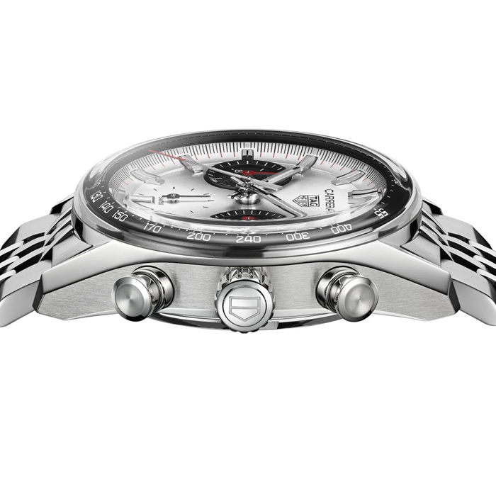 TAG Heuer Carrera Cronografo 39mm Orologio Uomo Argento CBS2216.BA0048 - immagine 3