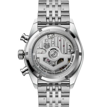 TAG Heuer Carrera Cronografo 39mm Orologio Uomo Argento CBS2216.BA0048 - immagine 5