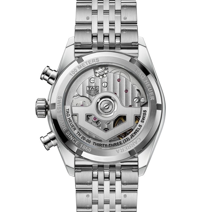 TAG Heuer Carrera Cronografo 39mm Orologio Uomo Argento CBS2216.BA0048 - immagine 5