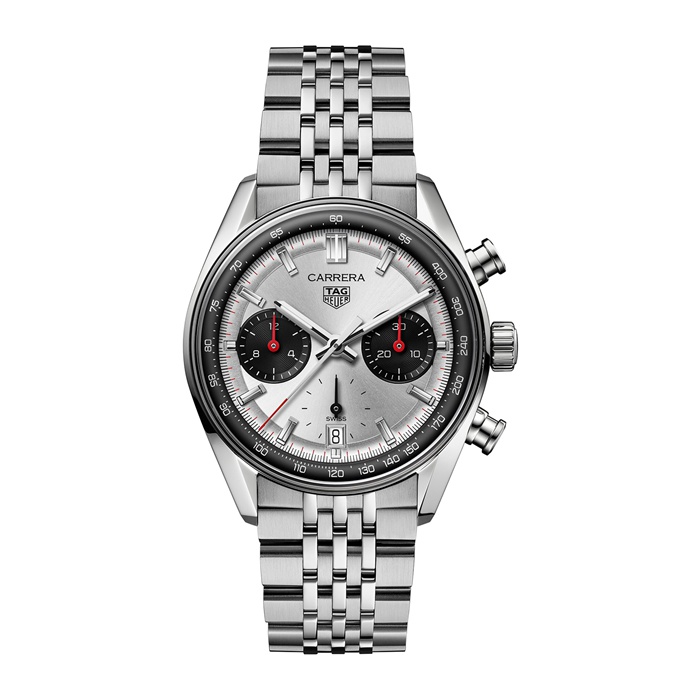 TAG Heuer Carrera Cronografo 39mm Orologio Uomo Argento CBS2216.BA0048