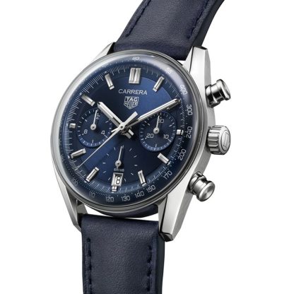 TAG Heuer Carrera Cronografo 39mm Uomo Orologio Blu CBS2212.FC6535 - immagine 2