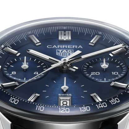 TAG Heuer Carrera Cronografo 39mm Uomo Orologio Blu CBS2212.FC6535 - immagine 4