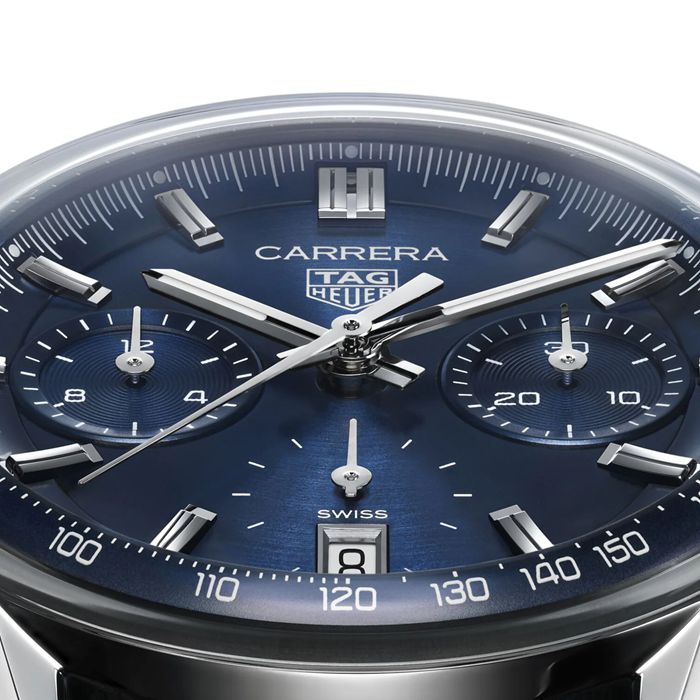 TAG Heuer Carrera Cronografo 39mm Uomo Orologio Blu CBS2212.FC6535 - immagine 4