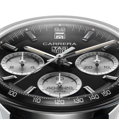 TAG Heuer Carrera Cronografo 39mm Uomo Orologio Nero CBS2210.FC6534 - immagine 4