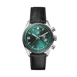 TAG Heuer Carrera Cronografo 39mm Uomo Orologio Verde CBS2211.FC6545