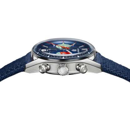 TAG Heuer Carrera Cronografo Skipper 39mm Orologio Uomo Blu CBS2213.FN6002 - immagine 4