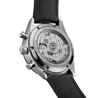 TAG Heuer Carrera Cronografo Tourbillon 42mm Orologio Uomo Verde CBS5011.FC6566 - immagine 5