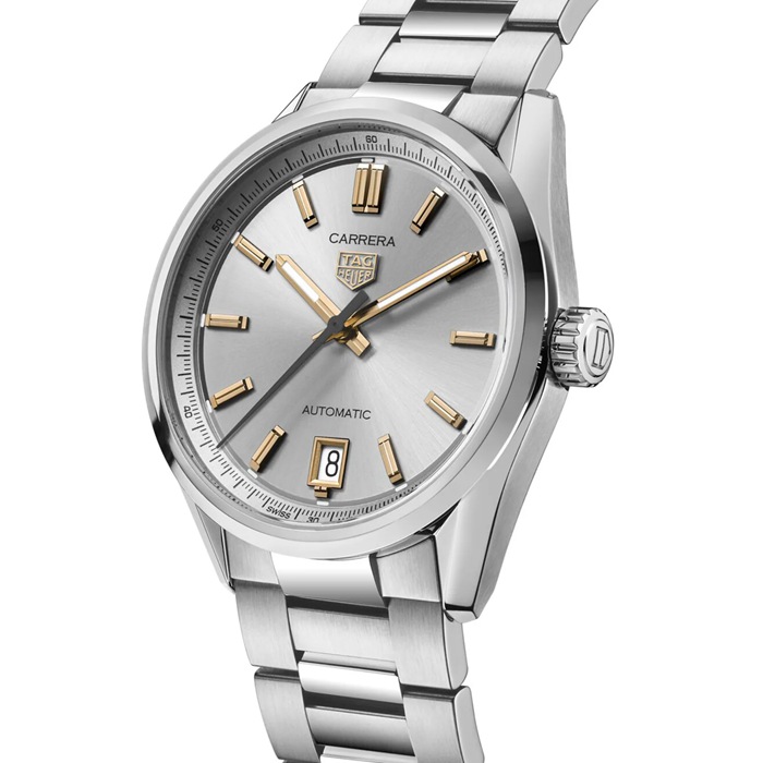 TAG Heuer Carrera Date 36mm Orologio Unisex Argento WBN2310.BA0001 - immagine 2