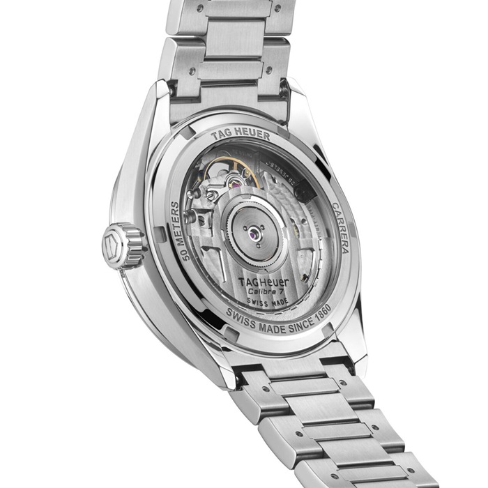 TAG Heuer Carrera Date 36mm Orologio Unisex Argento WBN2310.BA0001 - immagine 5