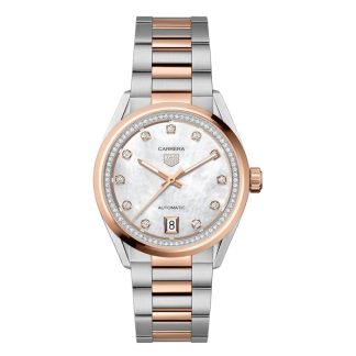 TAG Heuer Carrera Date 36mm Orologio da donna Madreperla Diamante WBN2351.BD0000