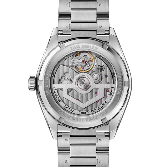 TAG Heuer Carrera Day-Date 41 mm Orologio da uomo in oro rosa nero WDA2111.BD0001 - immagine 4
