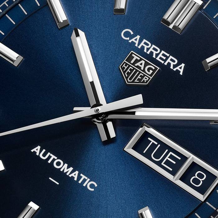 TAG Heuer Carrera Day-Date 41mm Orologio Uomo Blu WDA2112.BA0043 - immagine 3