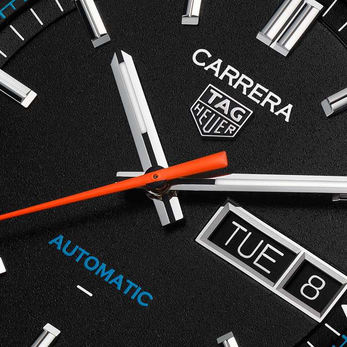 TAG Heuer Carrera Day-Date 41mm Orologio Uomo Nero WDA2110.FC6614 - immagine 3