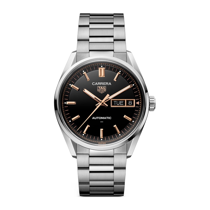 TAG Heuer Carrera Day-Date 41mm Orologio Uomo Nero WDA2111.BA0043