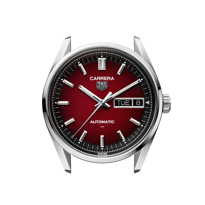 TAG Heuer Carrera Day-Date 41mm Orologio Uomo Rosso WDA2113.BA0043 - immagine 5