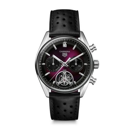 TAG Heuer Carrera Glassbox Tourbillon Edizione Limitata 42mm Orologio Uomo Viola CBS5017.FC6605