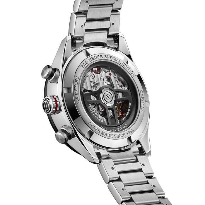 TAG Heuer Carrera Porsche Chronograph Edizione Speciale 44 mm Calibro Heuer 02 Automatico CBN2A1F.BA0643 - immagine 3